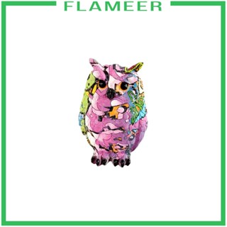 [Flameer] รูปปั้นนกฮูก หลากสี สําหรับตกแต่งบ้าน