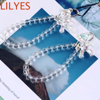 Lilyescub สร้อยข้อมือเลเซอร์ จี้หมีน่ารัก สร้างสรรค์ เครื่องประดับแฟชั่น สําหรับตกแต่งกระเป๋านักเรียน