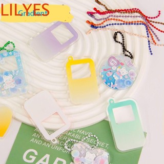 Lilyescub พวงกุญแจอะคริลิค ทรงกลม แฮนด์เมด DIY ของเล่นเสริมการเรียนรู้ สําหรับเด็ก