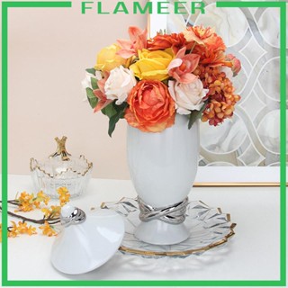 [Flameer] แจกันดอกไม้เซรามิค พร้อมฝาปิด สําหรับตกแต่งโต๊ะ