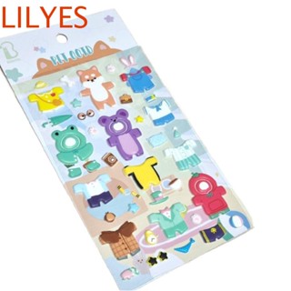 Lilyescub สติกเกอร์ ลายสุนัข สําหรับตกแต่งสมุด โทรศัพท์มือถือ DIY