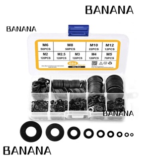 Banana1 แหวนซีล โลหะผสมสังกะสี 9 ขนาด M2 M2.5 M3 M4 M5 M6 M8 M10 M12 684 ชิ้น