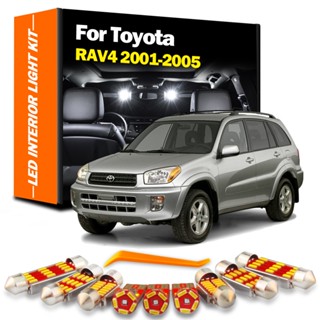 หลอดไฟ LED 8 ชิ้น สําหรับ Toyota RAV4 MK2 2001 2002 2003 2004 2005