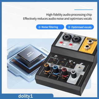 [Dolity1] บอร์ดเครื่องขยายเสียงคอนโซล ขนาดเล็ก 2 ช่องทาง สําหรับบันทึกเสียงเพลง