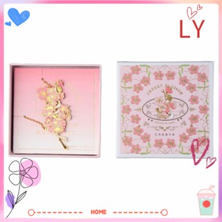 Ly ที่คั่นหนังสือโลหะ ประดับพู่ สีชมพู ของขวัญรับปริญญา สําหรับอ่านหนังสือ