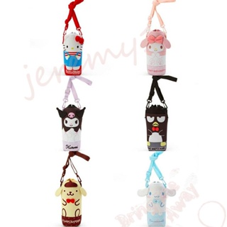 Jeremy1 กระเป๋าสะพายข้าง กระเป๋าใส่ขวดน้ํา ลาย My Melody Hello KT Purin Dog Cinnamoroll