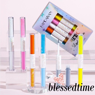 Blessedtime ปากกาอายไลเนอร์ สองหัว 2-in-1 แห้งเร็ว กันน้ํา ติดทนนาน สีสันสดใส