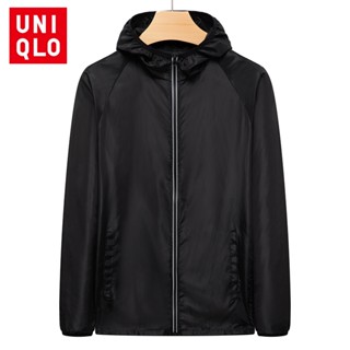 Uniqlo เสื้อแจ็กเก็ต ป้องกันแดด แบบบางพิเศษ ระบายอากาศได้ดี เหมาะกับใส่ตกปลากลางแจ้ง แฟชั่นฤดูร้อน ไซซ์ M-8XL