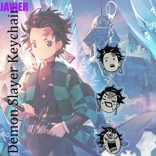 Javier พวงกุญแจ จี้อะคริลิค รูปการ์ตูนดาบพิฆาตอสูร Kamado Tanjirou Brinco Blade Of Ghost Bag Kimetsu no Yaiba