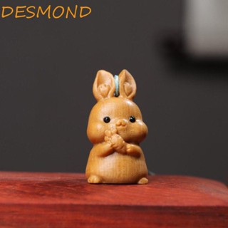 Desmond พวงกุญแจไม้จันทน์ เครื่องประดับ สไตล์จีนน่ารัก