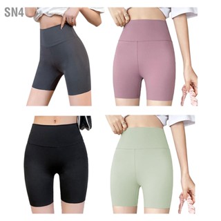 SN4 ผู้หญิงสั้นLeggingsฤดูร้อนสไตล์พิมพ์Breathableยืดหยุ่นสูงเอวสูงผู้หญิงกางเกงขาสั้นกีฬา