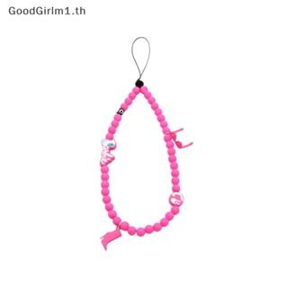 Goodgirlm1 สายโซ่คล้องโทรศัพท์มือถือ กันหาย สีชมพู สําหรับตุ๊กตาบาร์บี้ รองเท้าส้นสูง รองเท้า แว่นตา