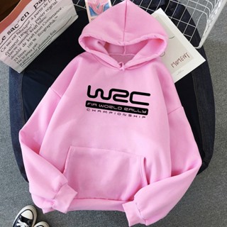 Wrc เสื้อกันหนาว เสื้อฮู้ดดี้ อะนิเมะญี่ปุ่น y2k ผู้หญิง วินเทจ แบบสวมหัว