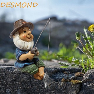 Desmond รูปปั้นคนแคระเรซิ่น กันน้ํา กันรังสียูวี สําหรับตกปลา