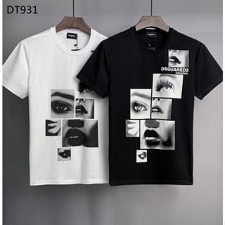 ใหม่ เสื้อยืดแขนสั้น พิมพ์ลาย Dsquared2 สร้างสรรค์ แฟชั่นสําหรับผู้ชาย