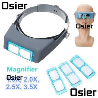 Osier1 แว่นขยาย 1.5x 2x 2.5x 3.5x ปรับได้ สําหรับซ่อมแซมเครื่องประดับ