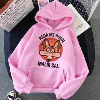 Wile e Coyote เสื้อกันหนาว มีฮู้ด สไตล์วินเทจ สําหรับผู้หญิง 2023