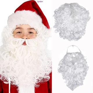Lyndon วิกผมซานต้า สีขาว พร็อพคอสเพลย์ สําหรับปาร์ตี้คริสต์มาส