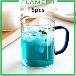 [Flameer] แก้วกาแฟ 300 มล. ใช้ซ้ําได้ สําหรับคาปูชิโน่ 6 ชิ้น