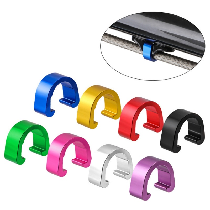 EDB * 10 ชิ้นจักรยาน C-Clip Clamps Housing Hose Guide Clamps สายเบรคคลิป