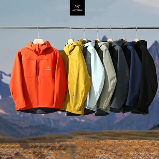 Arcteryx เสื้อแจ็กเก็ตเทคนิค มีฮู้ด กันน้ํา กันลม อเนกประสงค์ ของแท้ 100% สําหรับผู้ชาย ตั้งแคมป์ กลางแจ้ง