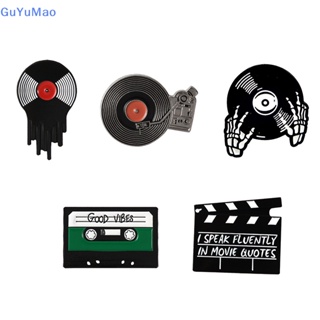 [cxGUYU] เข็มกลัดแผ่นเสียงไวนิล DJ Lapel Metal Pins สําหรับเพื่อน PRTA