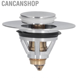 Cancanshop Up Drains Stopper Stable Bounce Drain Filter  Type with  Clogging  Strainer for Bathroom