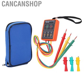 Cancanshop SM852B AC Phase Sequence Meter 3 Rotation Tester  Indicator Detector