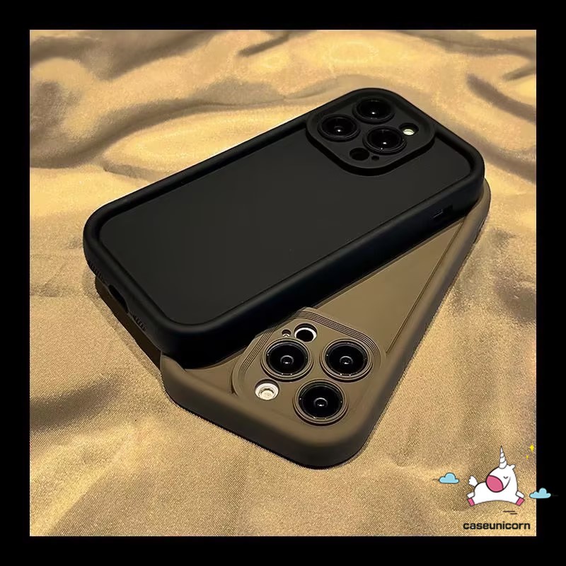 Simple สีทึบซิลิโคนเหลวสําหรับIPhone 17 13 16 11 14 XR X 15 12 Pro Max XS MAX 7 16 8 6 6s Plus SE 2020 Macaronเรืองแสงสีลูกกวาดแองเจิลตานุ่มกรณี - รูปที่ 6