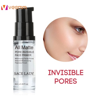 Sace Lady Pore Invisible Powder Gel ครีม Natural Moisturizing Whitening Lasting Facial เครื่องสำอาง veemm