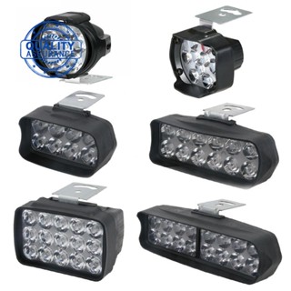 ไฟหน้า LED 4WD 6 8 12 15 16LED SMD X9M8 สําหรับรถยนต์ รถจักรยานยนต์ รถแทรกเตอร์ เรือ