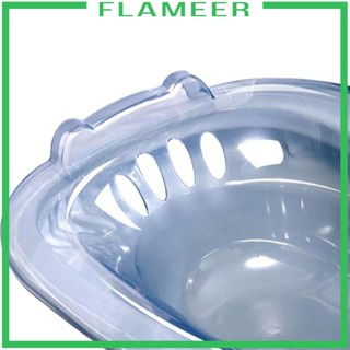 [Flameer] อ่างล้างหน้า ทรงกลม ทรงวงรี ยาว พร้อมรูระบายน้ํา สําหรับผู้สูงอายุ ห้องน้ํา