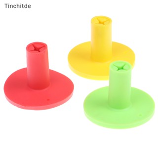 [Tinchitde] ที่ตั้งลูกกอล์ฟ แบบยาง 5 สี 3.8 ซม. [Preferred]