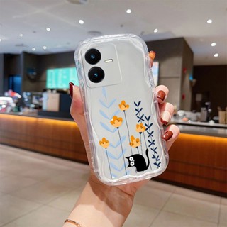 🔥🔥🔥 เคส vivo Y22S Y22 2022 4G เคสโทรศัพท์มือ  ถือแบบนิ่ม ใส กันกระแทก กันรอยกล้อง แฟชั่น สําหรับ