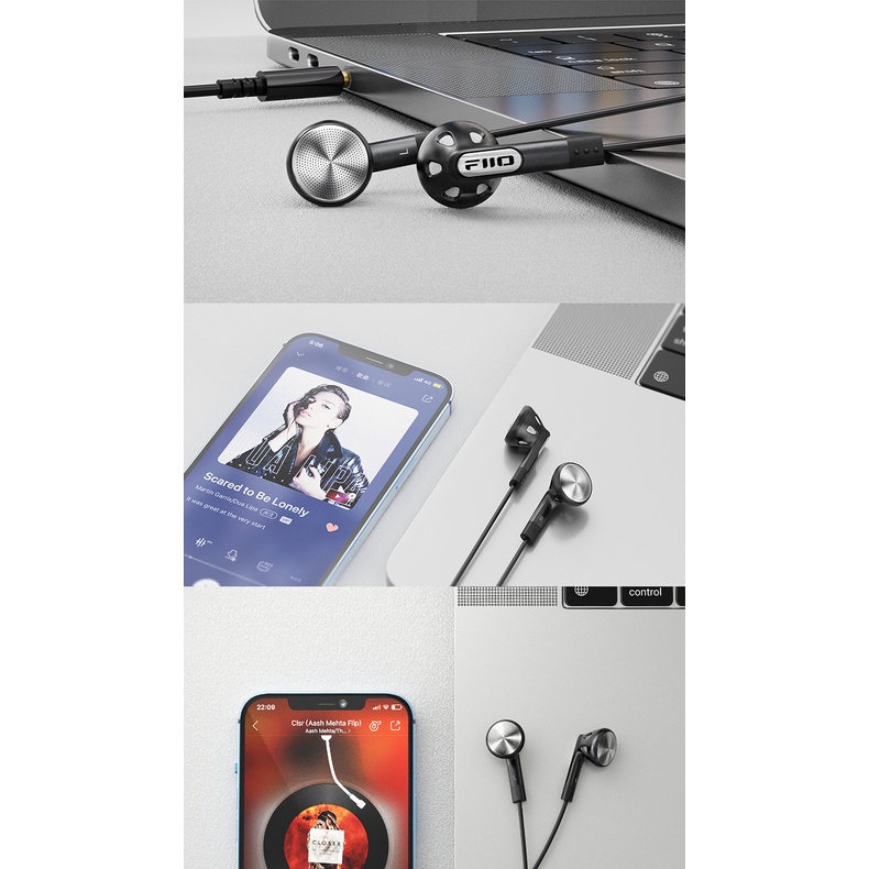 Fiio FF1 หูฟังไดนามิก แบบเปิด 14.2 มม. HIFI เสียงเบส 0.78 มม. ถอดออกได้ พร้อมไมโครโฟน