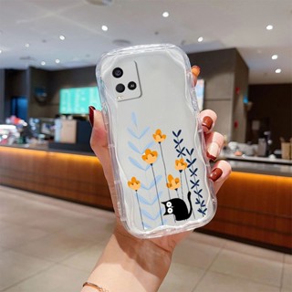 🔥🔥🔥 เคส vivo Y21 Y33S Y21T T1X  เคสโทรศัพท์มือ  ถือแบบนิ่ม ใส กันกระแทก กันรอยกล้อง แฟชั่น สําหรับ