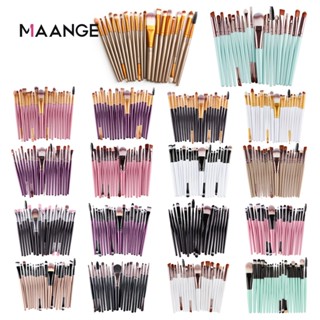 Spot# factory wholesale 20 eye makeup brushes full set eye shadow brushes beauty tools hot neutral logo-free eyeliner brush 8jj