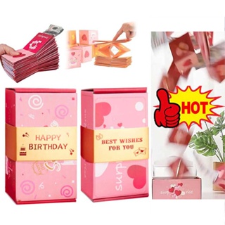Surprise Folding Bouncing Red Envelope Gift Box Set For Lover Kids Birthday Gift