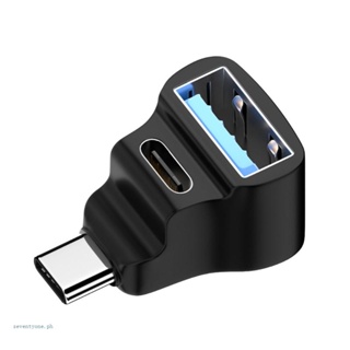 【seve*】อะแดปเตอร์แปลงข้อมูล Usb 2 0 เป็น Type C 100W USB-C ตัวผู้ 20Gbps