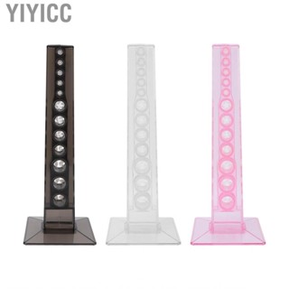 Yiyicc Pen Holder Rack  Flexible Elastic Acrylic Pen Display Stand Lightweight Multi Functional for Office Women