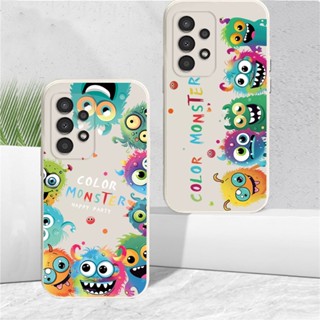 เคสโทรศัพท์มือถือ ซิลิโคนนิ่ม ลายมอนสเตอร์ สีสันสดใส สําหรับ Infinix Hot 30i Note 12 G96 12 Pro Hot 20S Note 11 Smart7 Smart 6 Smart5 Hot 11S NFC Hot 11 Play 12 10Play 9 Play Hot 10S