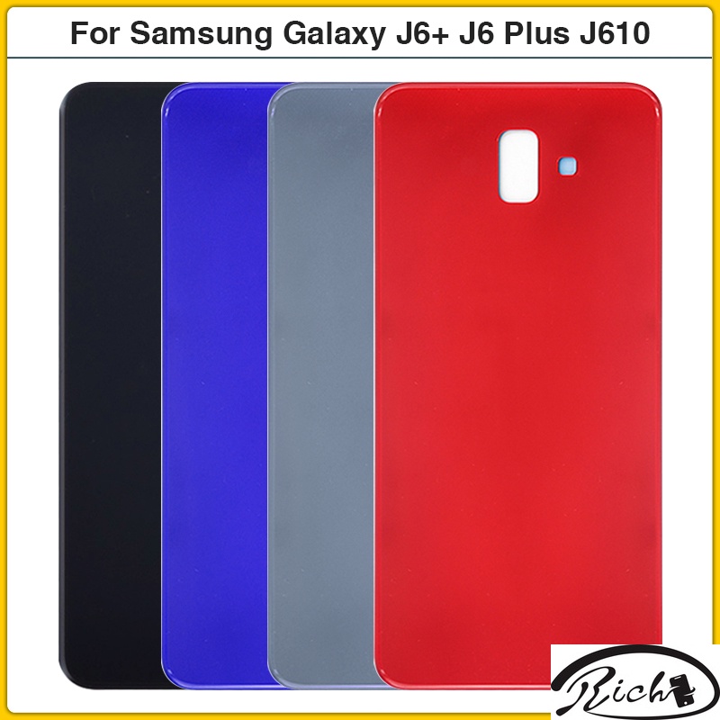 ใหม่ เคสแบตเตอรี่ด้านหลัง พลาสติก แบบเปลี่ยน สําหรับ Samsung Galaxy J6+ J6 Plus 2018 J610 J610F SM-J