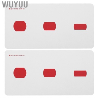 Wuyuu 2pcs Strabismus Correction Cards Improve Visual Sense  Coated Paper A