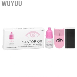 Wuyuu Lash Boost Serum  Protecting Hair Scales Eyelash Growth Serum Easy Apply with Eyelash Length Measuring Ruler for Home Women