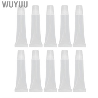 Wuyuu Lip Gloss Containers 10 Pcs 15ml  PVC Tube For Home