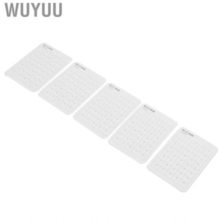 Wuyuu Pocket Eye Chart Rich Content Test Card 5 Pcs Highly Recognizable Matte