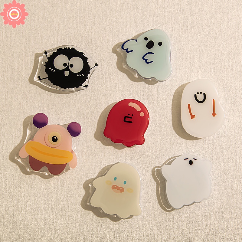 ที่วางโทรศัพท์มือถือ แบบพับได้ ลายการ์ตูนมอนสเตอร์เอเลี่ยนน้อยน่ารัก แบบสร้างสรรค์ แฟชั่นสําหรับโทรศัพท์มือถือ