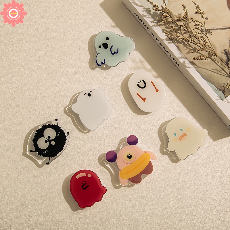 ที่วางโทรศัพท์มือถือ แบบพับได้ ลายการ์ตูนมอนสเตอร์เอเลี่ยนน้อยน่ารัก แบบสร้างสรรค์ แฟชั่นสําหรับโทรศัพท์มือถือ - รูปที่ 3