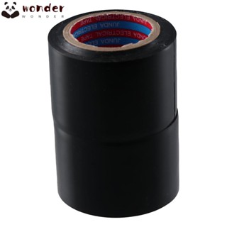 Wonder เทปพันสายไฟ PVC สีดํา 2 นิ้ว x 49 ฟุต 2 ม้วน