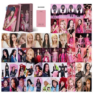 Fhs โปสการ์ดอัลบั้ม KPOP BLACKPINK Lisa ROSE สีชมพู 54 ชิ้น ต่อกล่อง